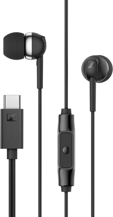 Słuchawki przewodowe douszne USB-C Sennheiser CX 80U czarne