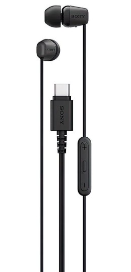 Słuchawki przewodowe USB-C douszne SONY EX15C czarne