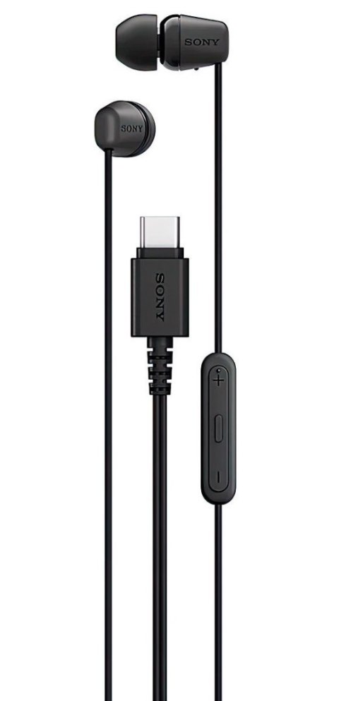 Słuchawki przewodowe USB-C douszne SONY EX15C czarne