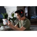 Słuchawki przewodowe nauszne Jack 3,5 mm z mikrofonem Turtle Beach Recon 70N czerwono-czarne