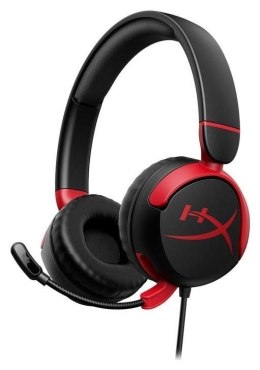 Słuchawki przewodowe nauszne Jack 3,5mm z mikrofonem dla dzieci HyperX Cloud MIni Kids czarne
