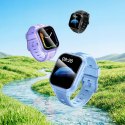 Smartwatch dla dzieci 1,69" 4G GPS z funkcją rozmowy Hoco Y108 fioletowy