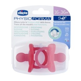 Smoczek uspokajający Soft różowy 2szt 16-36m