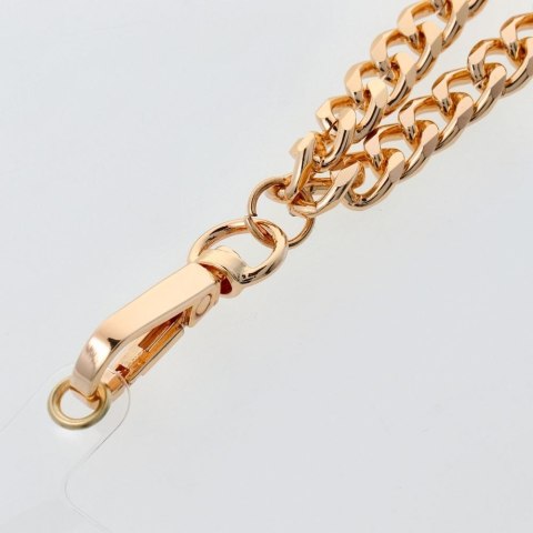 Smycz do telefonu, Zawieszka do telefonu - CHAIN #41 / długość sznura 40cm (20cm w pętli) / na nadgarstek - złoty