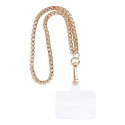 Smycz do telefonu, Zawieszka do telefonu - CHAIN #42 / długość sznura 40cm (20cm w pętli) / na nadgarstek - złoty