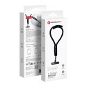 Smycz do telefonu na nadgarstek z regulacją długości Forcell F-Design R10X40 (max 20cm w pętli) czarna