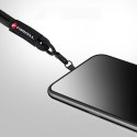 Smycz do telefonu na nadgarstek z regulacją długości Forcell F-Design R10X40 (max 20cm w pętli) czarna
