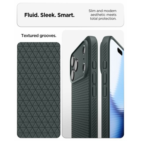 SPIGEN futerał LIQUID AIR do IPHONE 18 Pro / 17 Pro abyss green