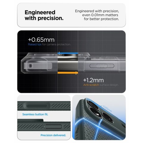 SPIGEN futerał LIQUID AIR do IPHONE 18 Pro / 17 Pro abyss green