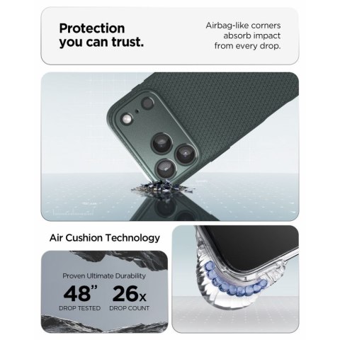 SPIGEN futerał LIQUID AIR do IPHONE 18 Pro / 17 Pro abyss green