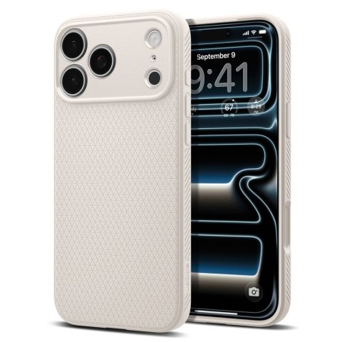 SPIGEN futerał LIQUID AIR do IPHONE 18 Pro / 17 Pro natural titanium