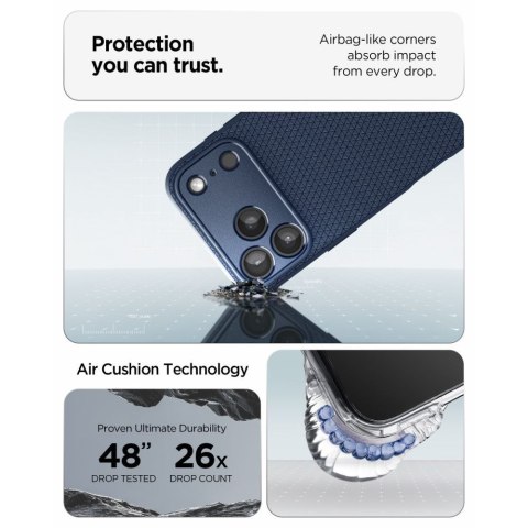 SPIGEN futerał LIQUID AIR do IPHONE 18 Pro Max / 17 Pro Max navy blue