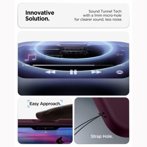 SPIGEN futerał NANO POP MAG kompatybilny z MagSafe do IPHONE 18 Pro /17 Pro burgundy beam