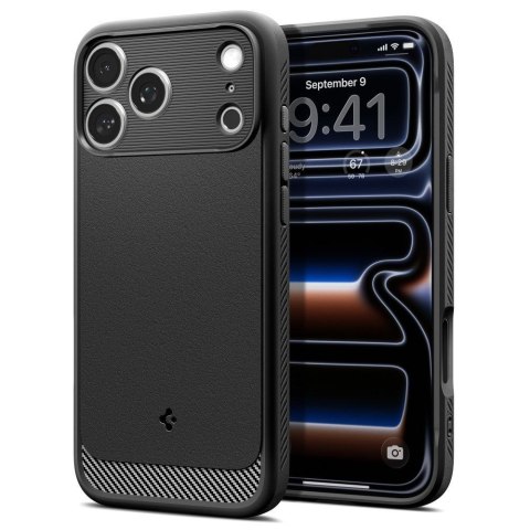 SPIGEN futerał RUGGED ARMOR kompatybliny z MagSafe do IPHONE 18 Pro / 17 Pro matte black