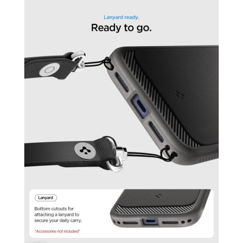 SPIGEN futerał RUGGED ARMOR kompatybliny z MagSafe do IPHONE 18 Pro Max / 17 Pro Max grey