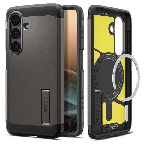 SPIGEN futerał TOUGH ARMOR kompatybilny z MagSafe do SAMSUNG S26 gunmetal