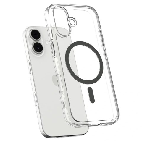 SPIGEN futerał ULTRA HYBRID MAG kompatybilny z MagSafe do IPHONE 17 clear graphite