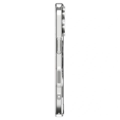 SPIGEN futerał ULTRA HYBRID MAG kompatybilny z MagSafe do IPHONE 17 clear graphite