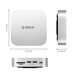 Stacja dokująca Orico MiniLink 9w1 - srebrna