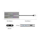 Stacja dokująca USB-C Orico XDR 12w1 RGB USB-A USB-C 2x HDMI 4K 60 Hz DisplayPort 4K 60 Hz RJ45 Gigabit PD 100 W czytnik kart SD