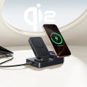 Stacja ładująca Baseus NOMOS ND11 67W 6w1 bezprzewodowa z dwoma gniazdami AC - czarna