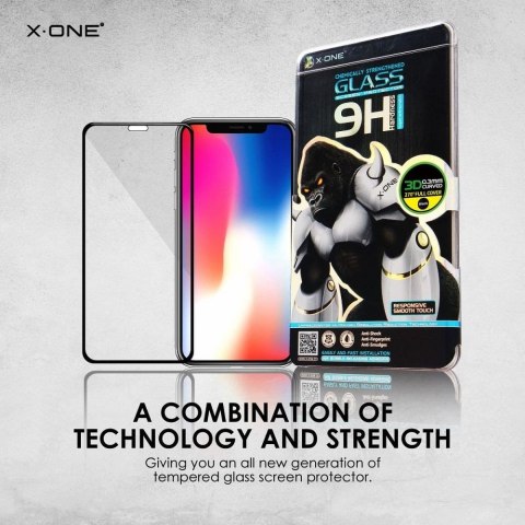 Szkło hartowane 3D do Samsung S26 PLUS X-One Full Cover (case friendly - działający czytnik)