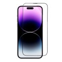 Szklo hartowane 5D Full Glue do iPhone 15 PRO MAX Tempered Glass z aplikatorem czarne