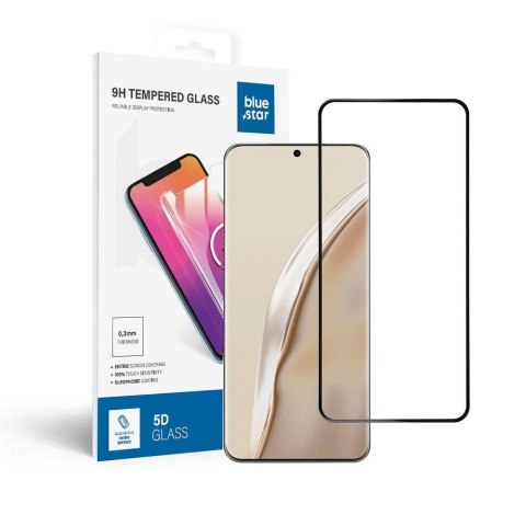 Szkło hartowane 5D Full Glue do Huawei P60 (case friendly) Blue Star czarne