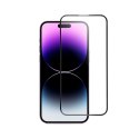 Szkło hartowane 5D Full Glue do iPhone 14 PRO MAX Blue Star czarne