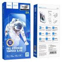 Szkło hartowane 5D do iPhone 15 PLUS / 16 PLUS Hoco HD Guardian shield (SET 10in1) G14 czarne
