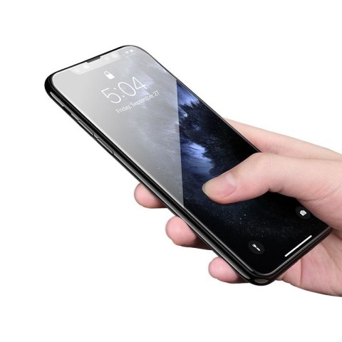 Szkło hartowane 5D do iPhone X / XS / 11 PRO HD Guardian shield (SET 10in1) G14 Hoco czarne