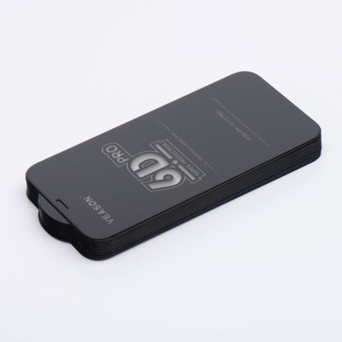 Szkło Hartowane 6D do iPhone 17 PRO / 18 PRO - Pro Veason Glass (SET 10in1) czarne