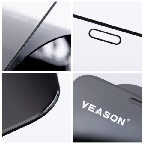 Szkło Hartowane 6D do iPhone 17 Veason Pro Glass (SET 10in1) czarne