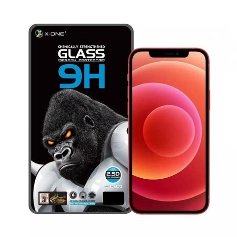 Szkło hartowane do iPhone 11 PRO MAX X-One Full Cover Extra Strong Matowe (full glue) czarne