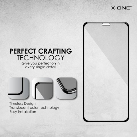 Szkło hartowane do iPhone 11 PRO MAX X-One Full Cover Extra Strong Matowe (full glue) czarne