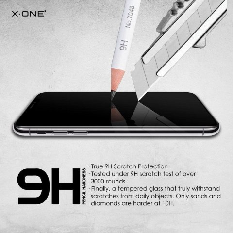 Szkło hartowane do iPhone 15 PRO X-One Full Cover Extra Strong Matowe (full glue) czarne