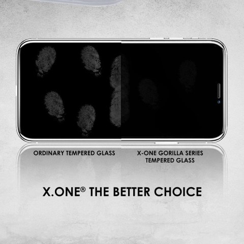 Szkło hartowane do iPhone 15 PRO X-One Full Cover Extra Strong Matowe (full glue) czarne