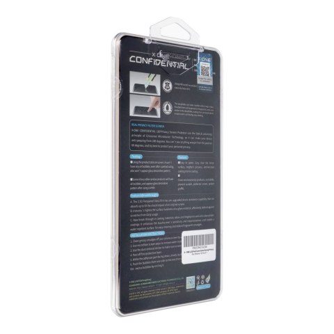 Szkło hartowane do iPhone 15 PRO X-One Full Cover Extra Strong Privacy (full glue) czarne