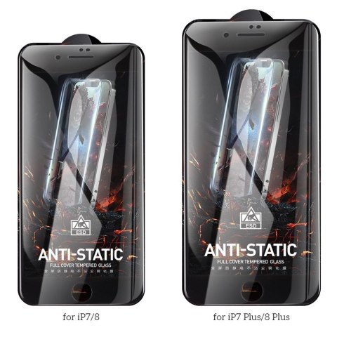 Szkło hartowane do iPhone 7 PLUS / 8 PLUS HD Anti-static (SET 25in1) Hoco G10
