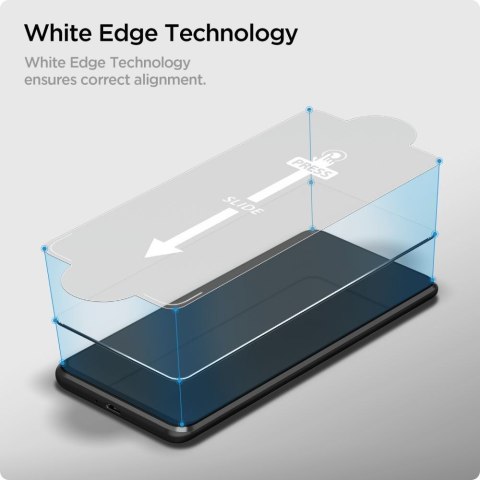 Szkło hartowane do Samsung M54 5G GLAS.TR"EZ FIT" 2-pack Spigen transparentne