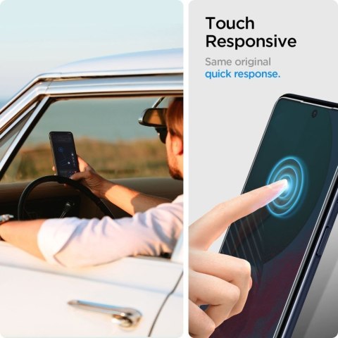 Szkło hartowane do Samsung M54 5G GLAS.TR"EZ FIT" 2-pack Spigen transparentne