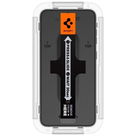 Szkło hartowane do Samsung S23 GLAS.TR"EZ FIT" 2-pack Spigen transparentne
