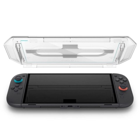 Szkło hartowane Spigen Glas.Tr "EZ FIT" 2-pack na Nintendo Switch 2 - przezroczyste