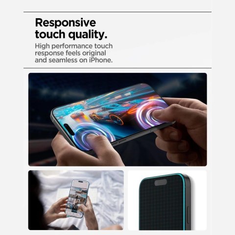 Szkło hartowane Spigen Glas.tR AlignMaster Slim 3-Pack na iPhone 17 Pro Max / 18 Pro Max