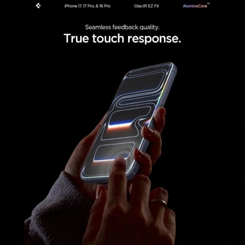 Szkło hartowane Spigen Glas.tR EZ Fit 2-Pack na iPhone 18 Pro / 17 Pro / 17 / 16 Pro