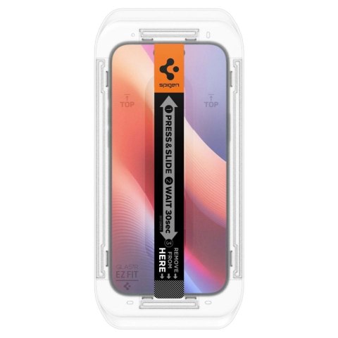 Szkło hartowane Spigen Glas.tR EZ Fit 2-Pack na iPhone 18 Pro / 17 Pro / 17 / 16 Pro