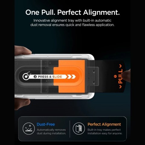 Szkło hartowane Spigen Glas.tR EZ Fit Pro HD AC na iPhone 18 Pro Max / 17 Pro Max / 16 Pro Max