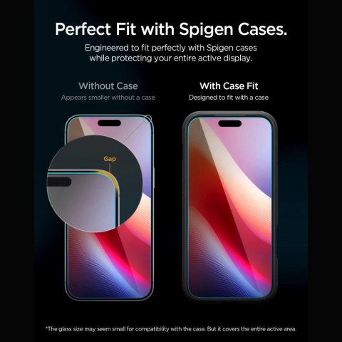 Szkło hartowane Spigen Glas.tR EZ Fit Pro HD AC na iPhone 18 Pro Max / 17 Pro Max / 16 Pro Max