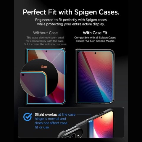 Szkło hartowane Spigen Glas.tR EZ Fit Pro HD AC prywatyzujące na iPhone Duo
