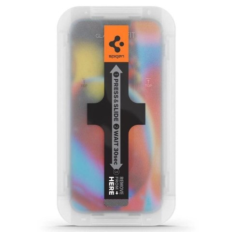 Szkło hartowane Spigen Glas.tR EZ Fit na iPhone 13 / 13 Pro / 14 / 16e / 17e- 2 szt.